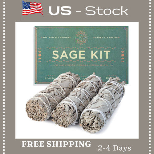 White sage smudge sticks - white,