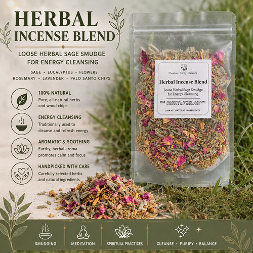 Sage herbal incense blend - incense,